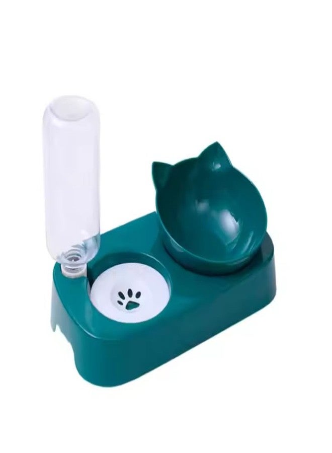 KittuPet 2-in-1 Pet Feeding Solution - Food & Water Feeder Bowl with Non-Slip Design - Image 1